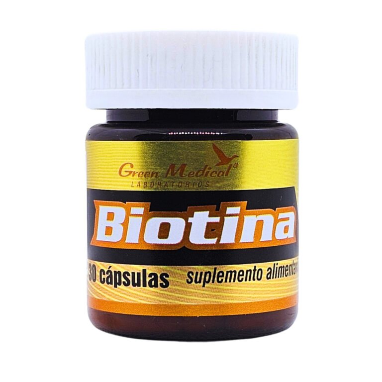 Cápsulas de Biotina 30 Cap., Green Medical