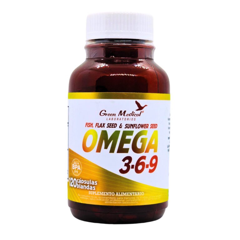 Cápsulas de Omega 369 - 120 Cap., Green Medical