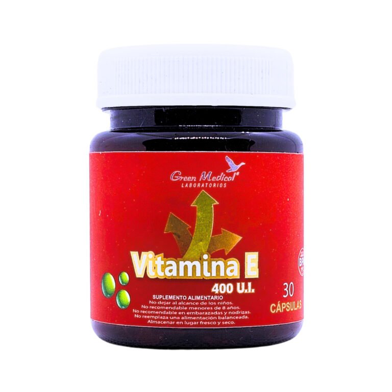 Cápsulas de Vitamina E 30 Cap., Green Medical
