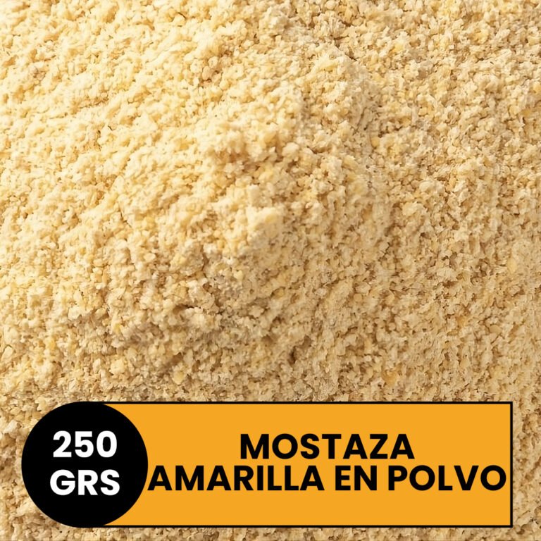 Mostaza Amarilla en Polvo
