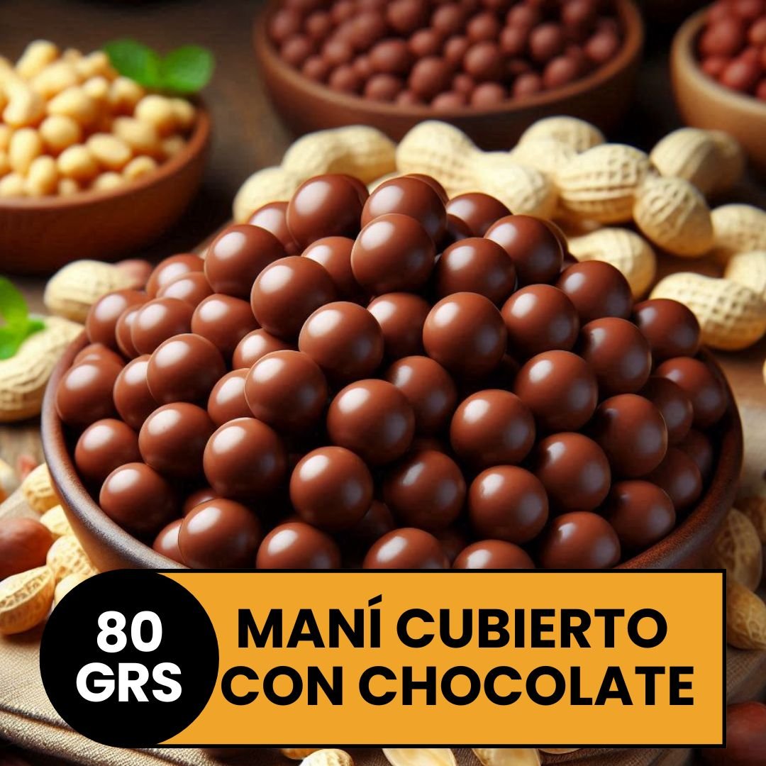 Maní Cubierto con Chocolate