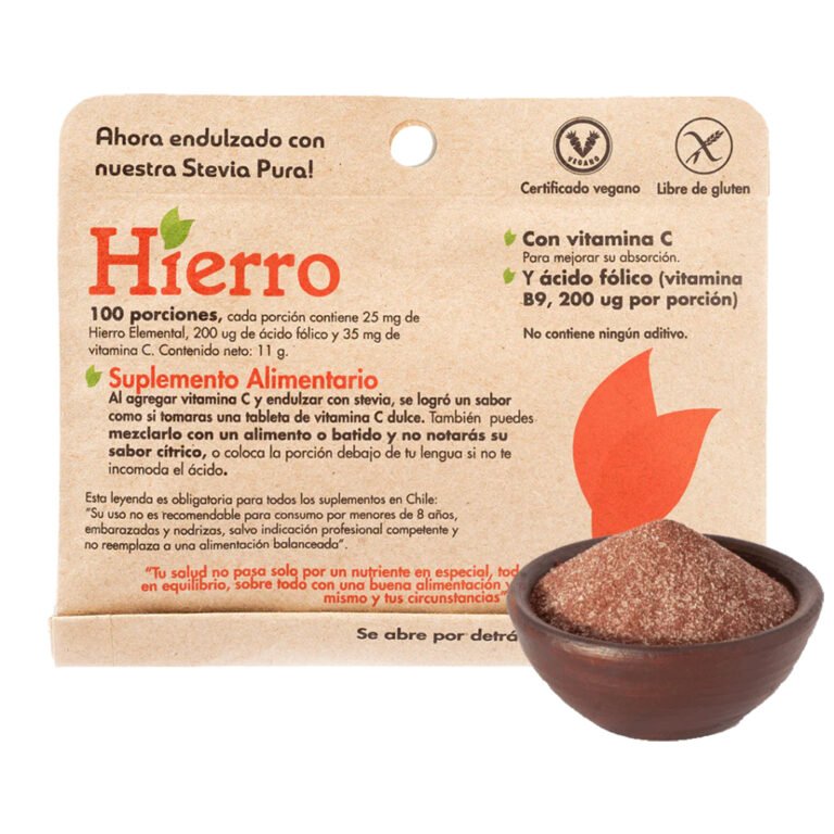 Sobre con Hierro 11 Grs., Dulzura Natural