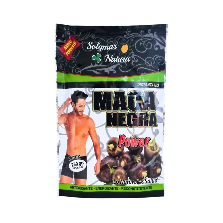 Maca Negra en Polvo 250 Grs., Solymar Natura