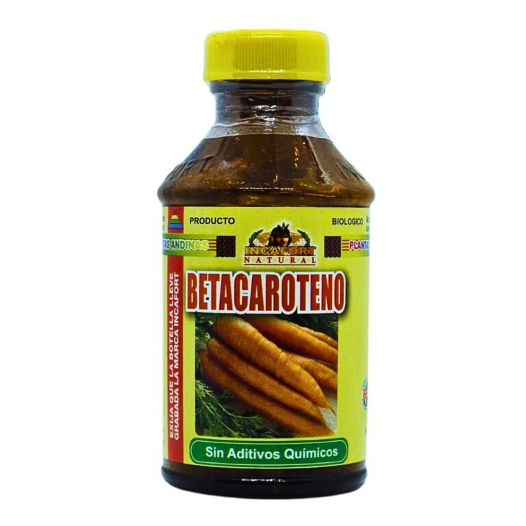 Cápsulas de Betacaroteno 90 Cap., Incafort