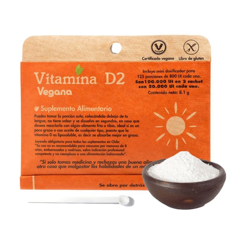 Sobre de Vitamina D2 - 8,1 Grs., Dulzura Natural